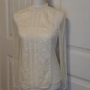 Express Sheer Lace Top